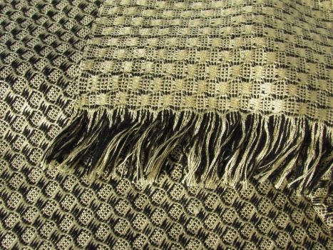 Silk & lambswool scarf.
