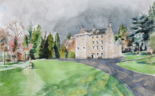 'Storm Cloud at Culcreuch Castle'