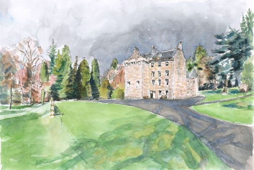 'Storm Cloud at Culcreuch Castle'