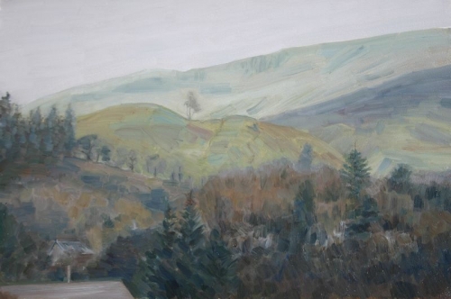 'Misty Winter Morning, Fintry'